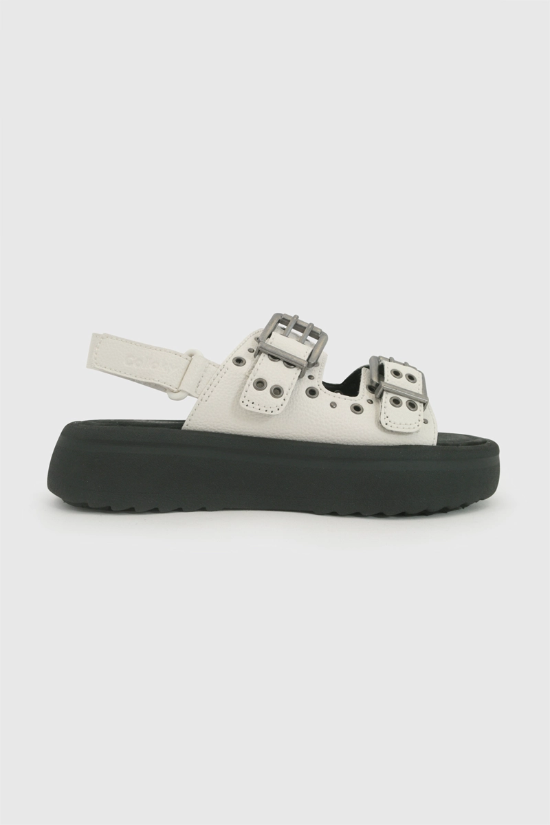 SANDALIA PLATAFORMA BLANCA NIÑA 28-38 COLLOKY - 3