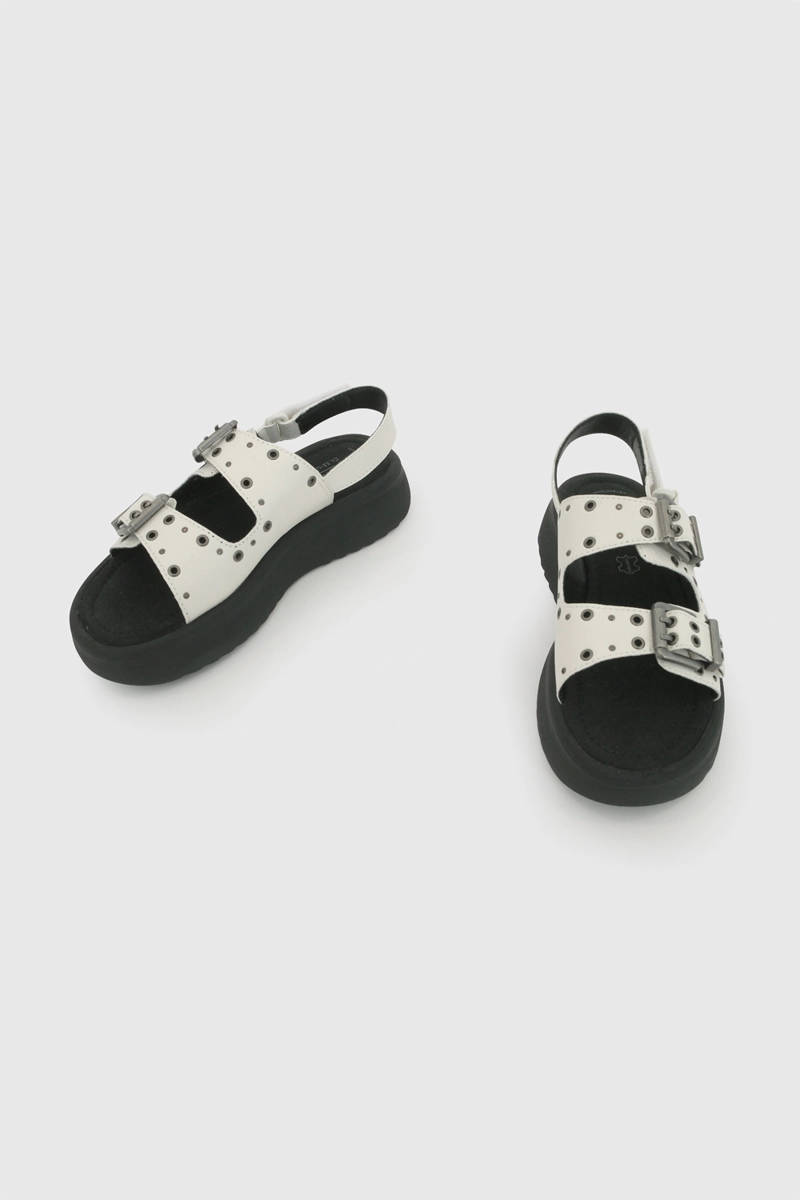 SANDALIA PLATAFORMA BLANCA NIÑA 28-38 COLLOKY - 5