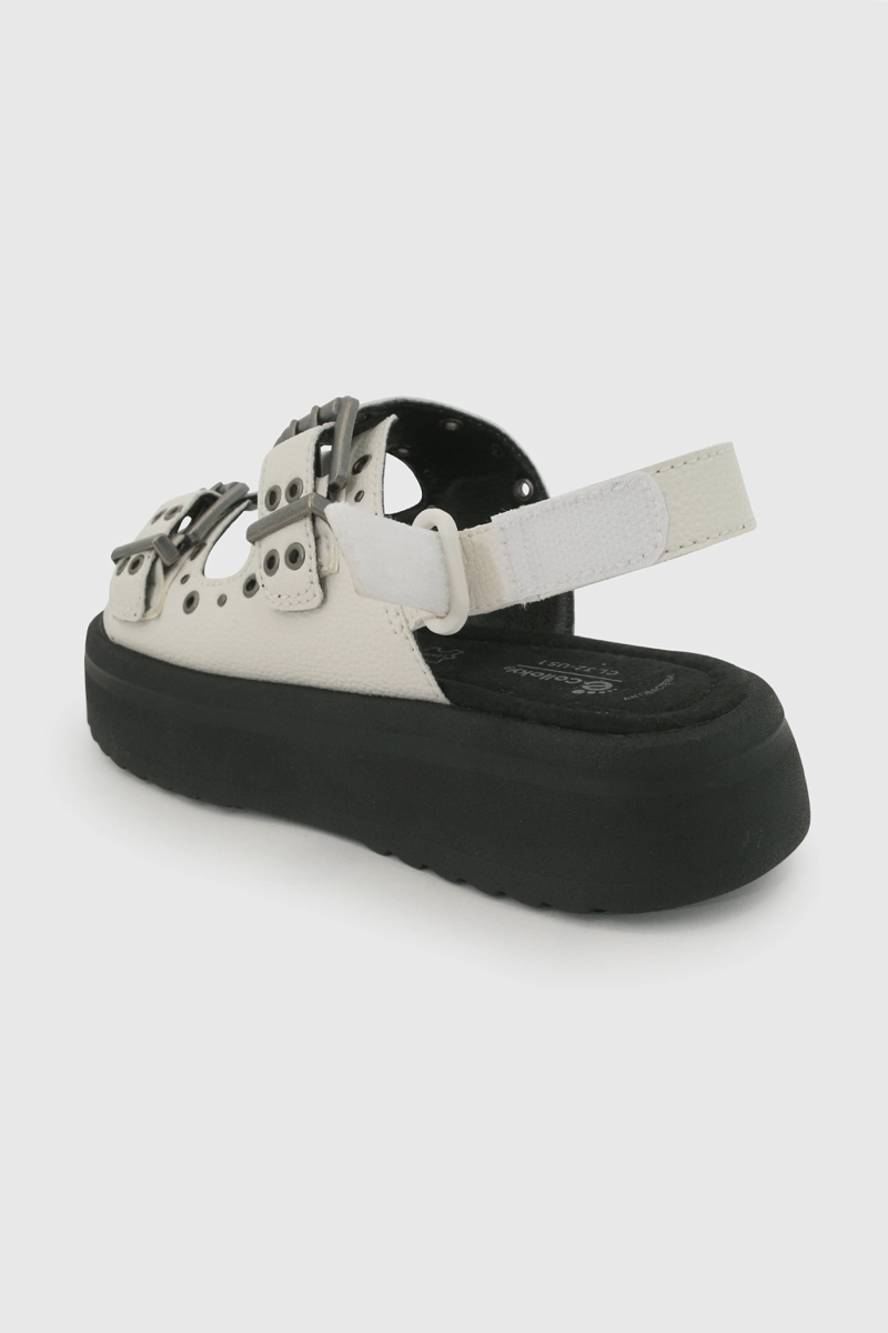 SANDALIA PLATAFORMA BLANCA NIÑA 28-38 COLLOKY - 7