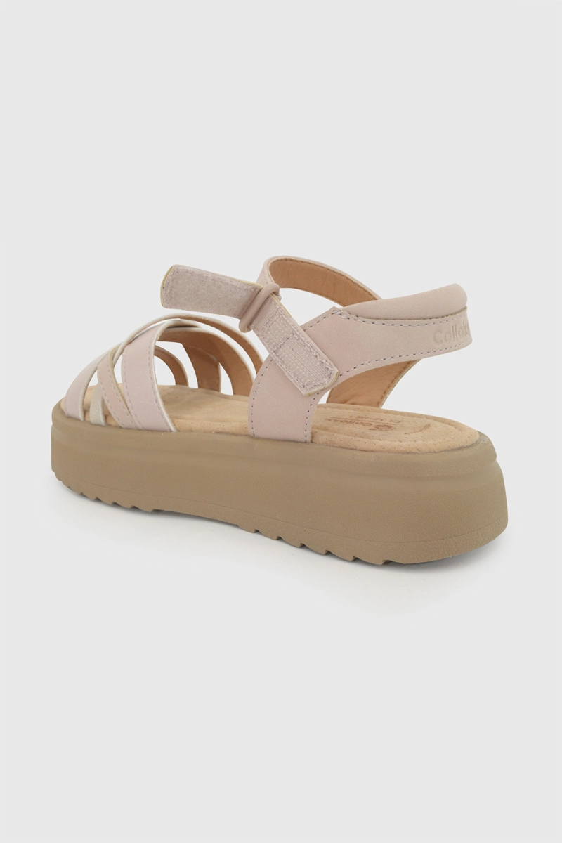 SANDALIA PLATAFORMA ROSADA NIÑA 28-38 COLLOKY - 7
