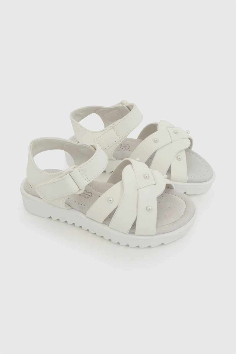 SANDALIA VELCRO NIÑA CAMINANTE BLANCO 21-27 - 1