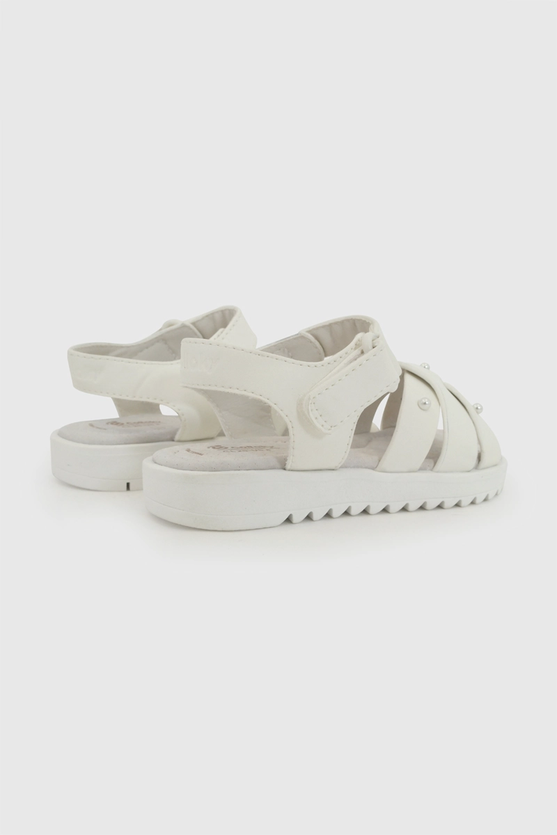 SANDALIA VELCRO NIÑA CAMINANTE BLANCO 21-27 - 5