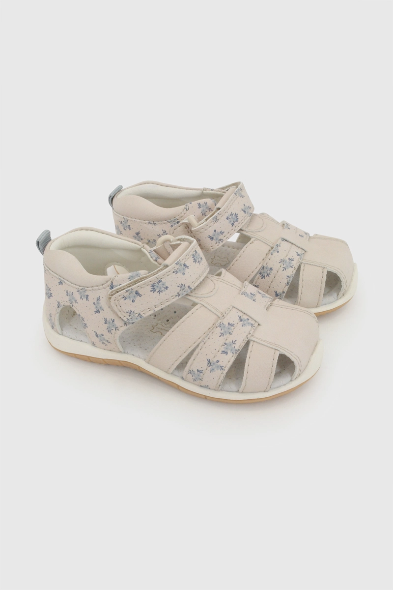 SANDALIA FRANCISCANA NIÑA BEBE BLANCO 18-21 - 1