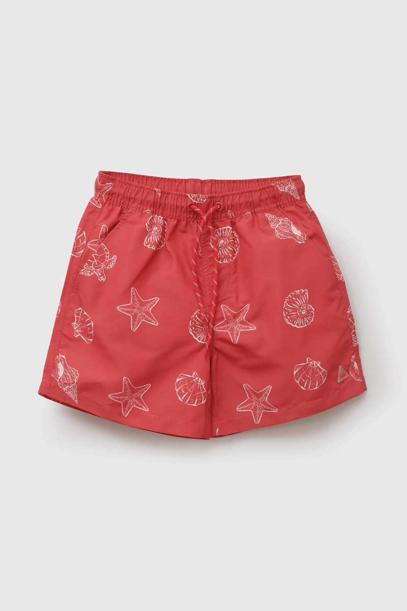 TRAJE DE BAÑO BEACH ROJO NIÑO 3-4A A 12-13A COLLOKY - 1