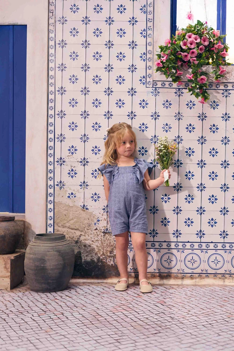ENTERO VUELOS NIÑA AZUL 6-9M A 4-5A - 5