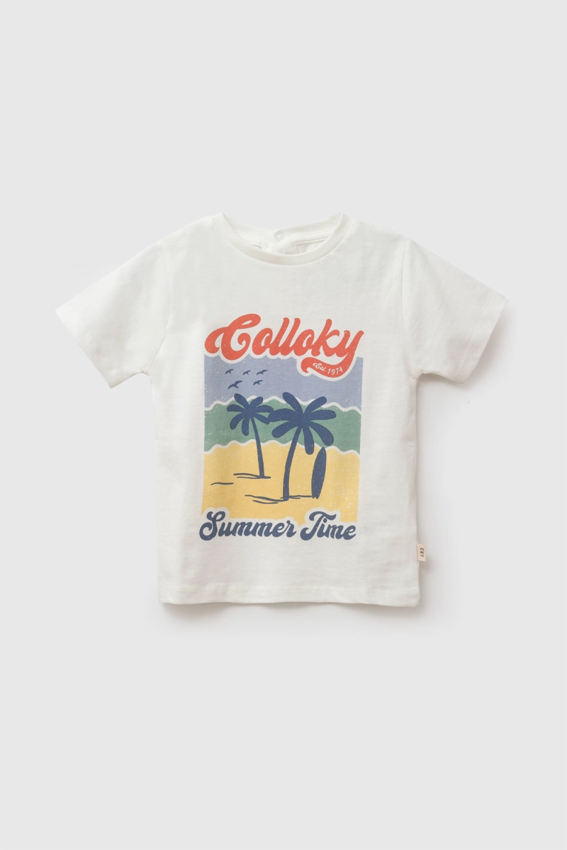 POLERA BIPACK BEACH MULTICOLOR NIÑO 6-9M A 4-5A COLLOKY - 4