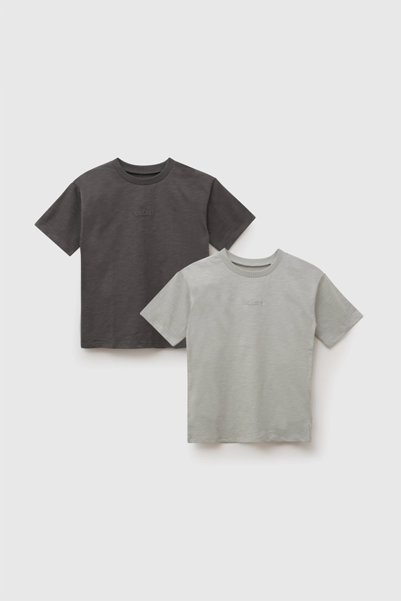 POLERA BIPACK MULTICOLOR NIÑO 3-4A A 12-13A COLLOKY - 1
