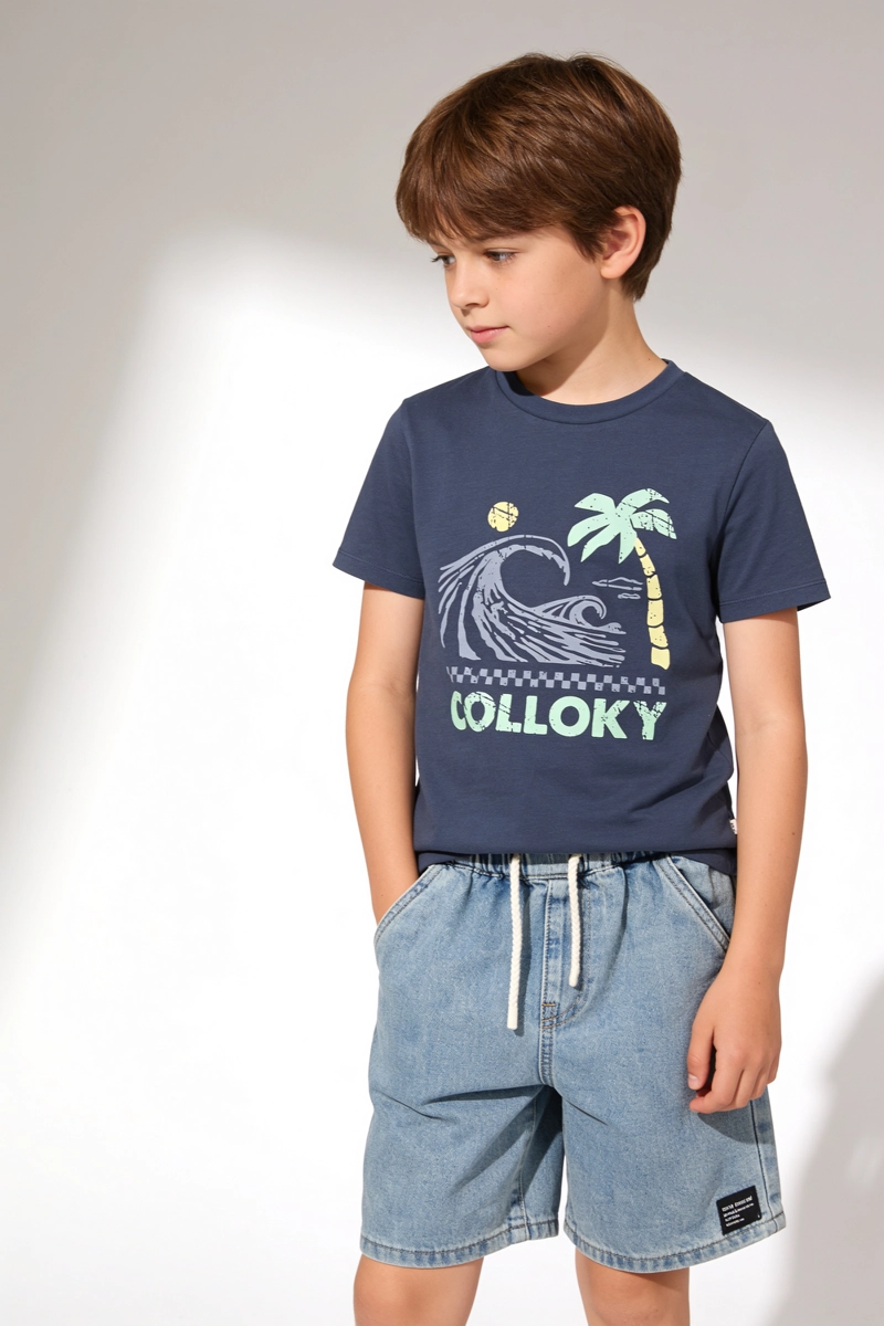 POLERA BIPACK SURF MULTICOLOR NIÑO 3-4A A 12-13A COLLOKY - 2