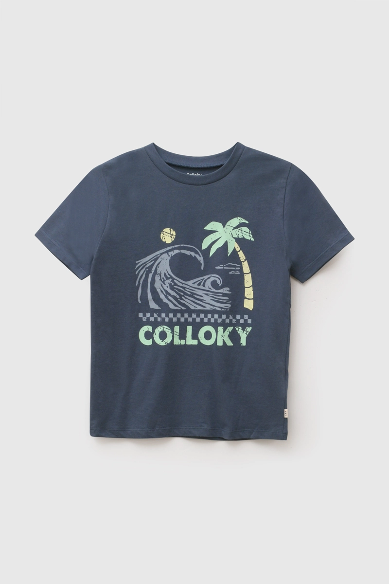 POLERA BIPACK SURF MULTICOLOR NIÑO 3-4A A 12-13A COLLOKY - 3