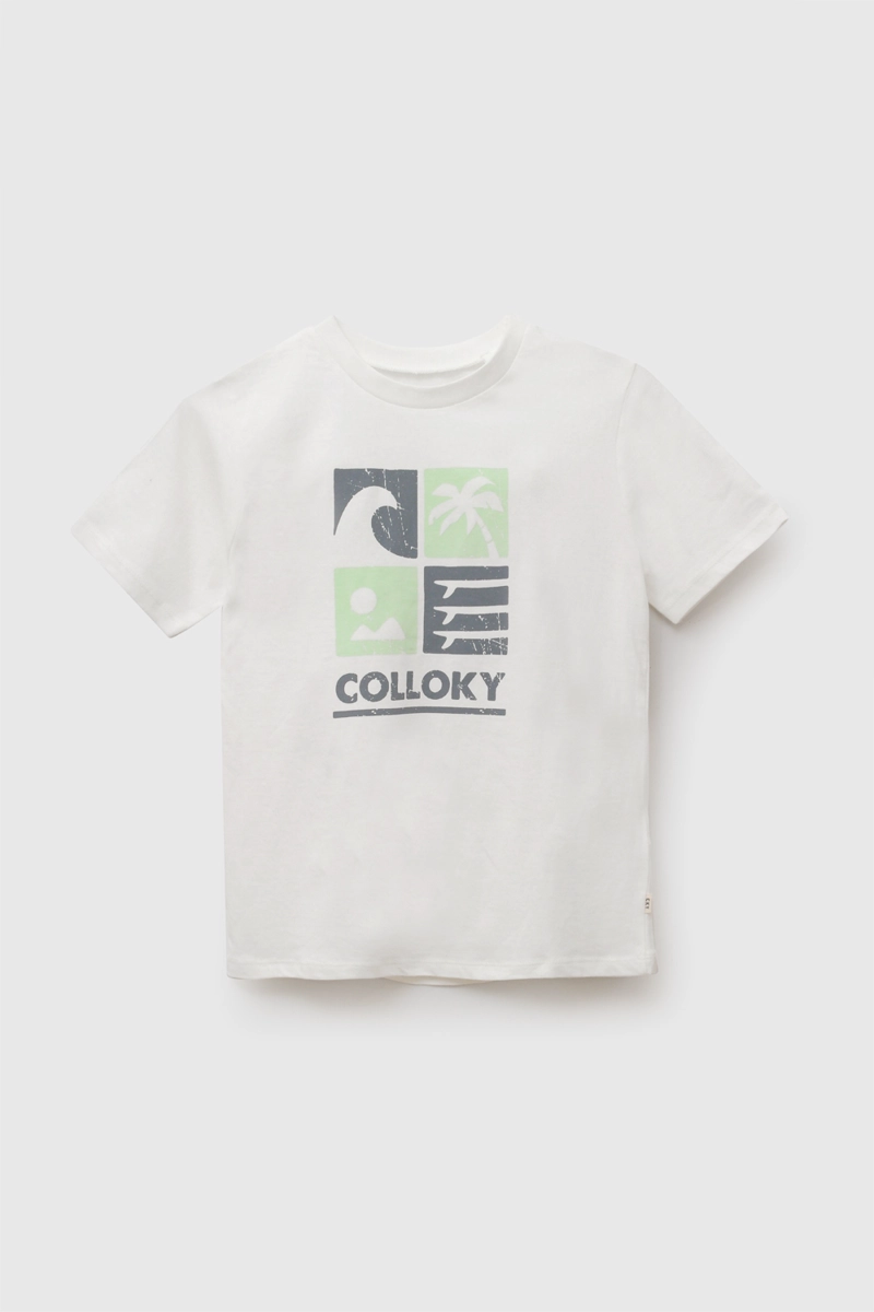 POLERA BIPACK SURF MULTICOLOR NIÑO 3-4A A 12-13A COLLOKY - 4