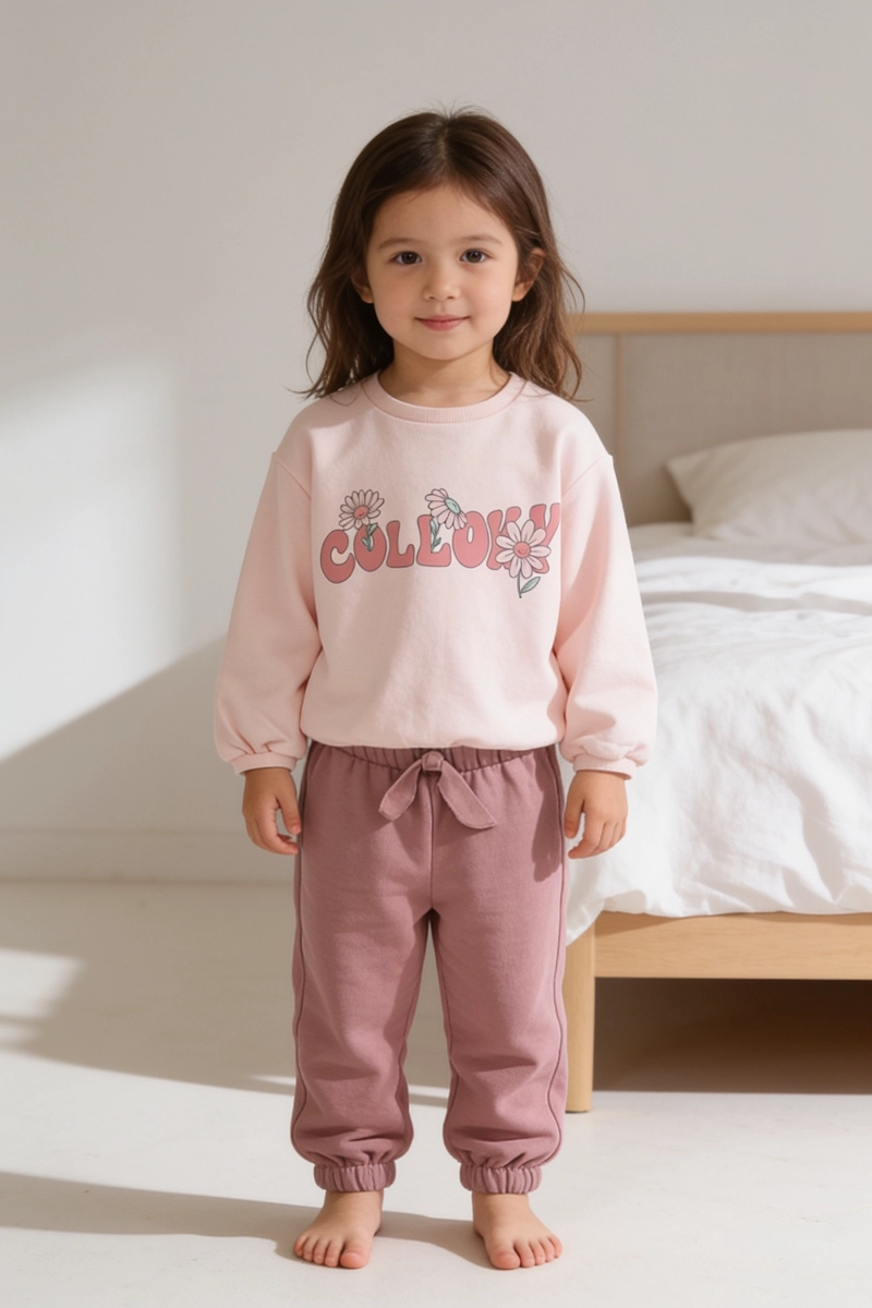 POLERON COLLOKY ROSADO CLARO NIÑA 6/9M A 4-5A - 2