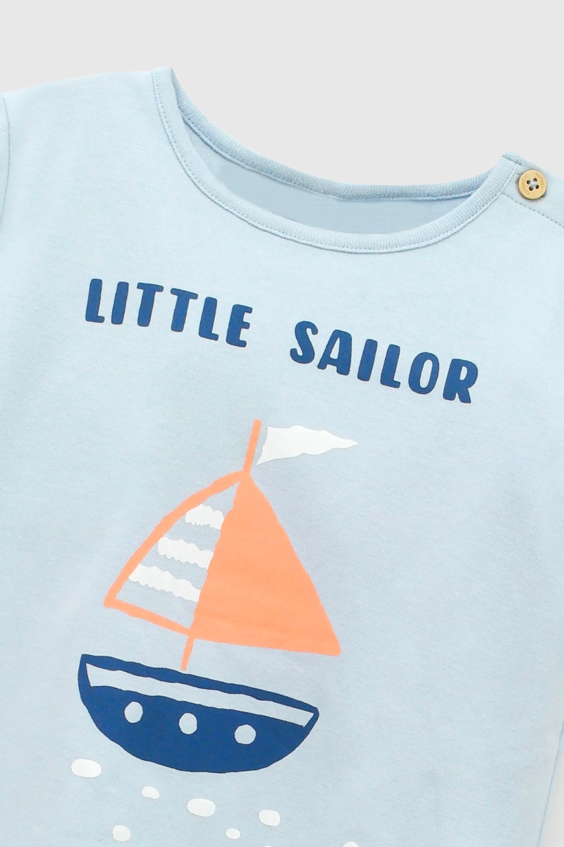 CONJUNTO VELERO CELESTE NIÑO 6/9M A 4-5A COLLOKY - 5