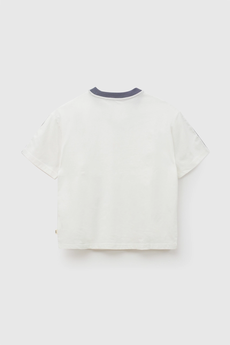 POLERA VARSITY BLANCO NIÑO 3-4A A 12-13A - 3