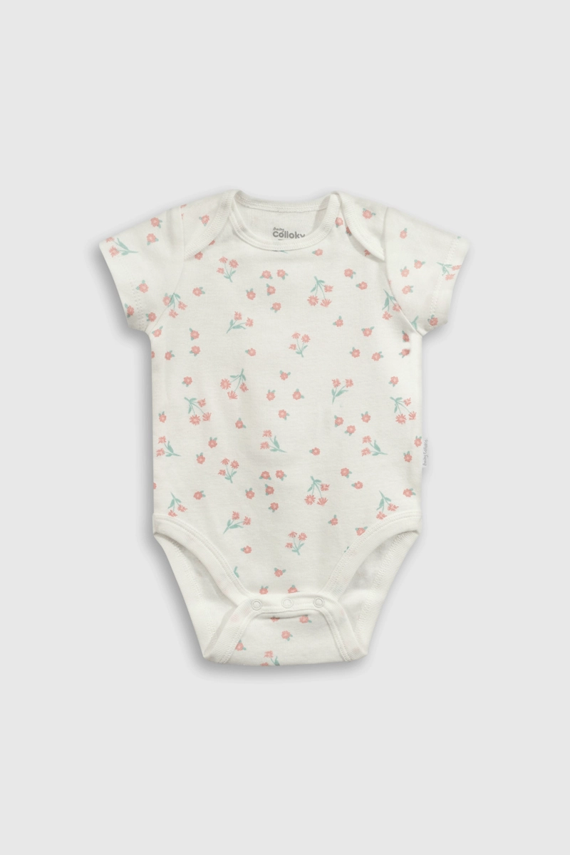 SET BODY FLORES RIB ROSADO NIÑA 0/3M A 11/2-2A COLLOKY - 5