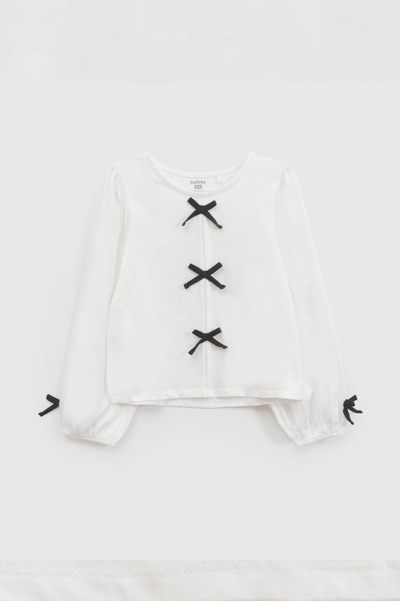 POLERA BLANCO NIÑA 7794 COLLOKY - 1