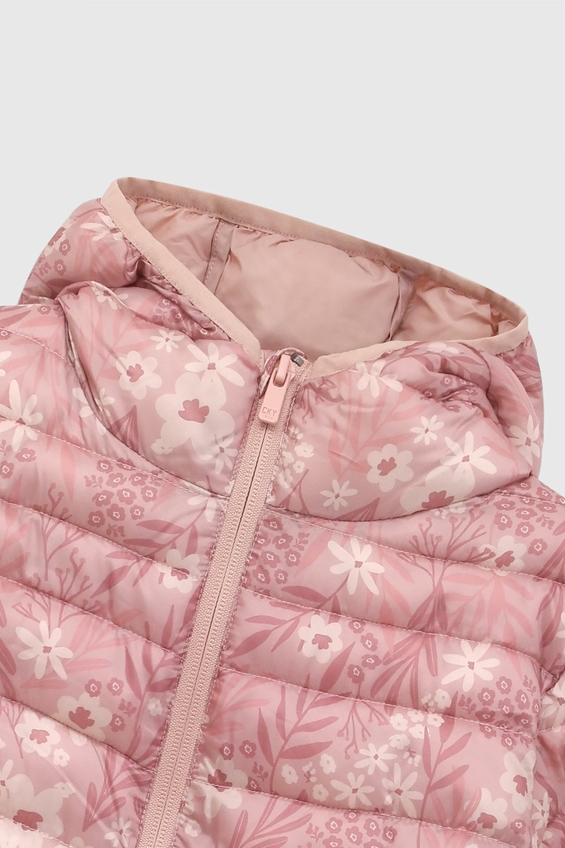PARKA FLORES NIÑA ROSADA 3/4A A 12/13A - 4