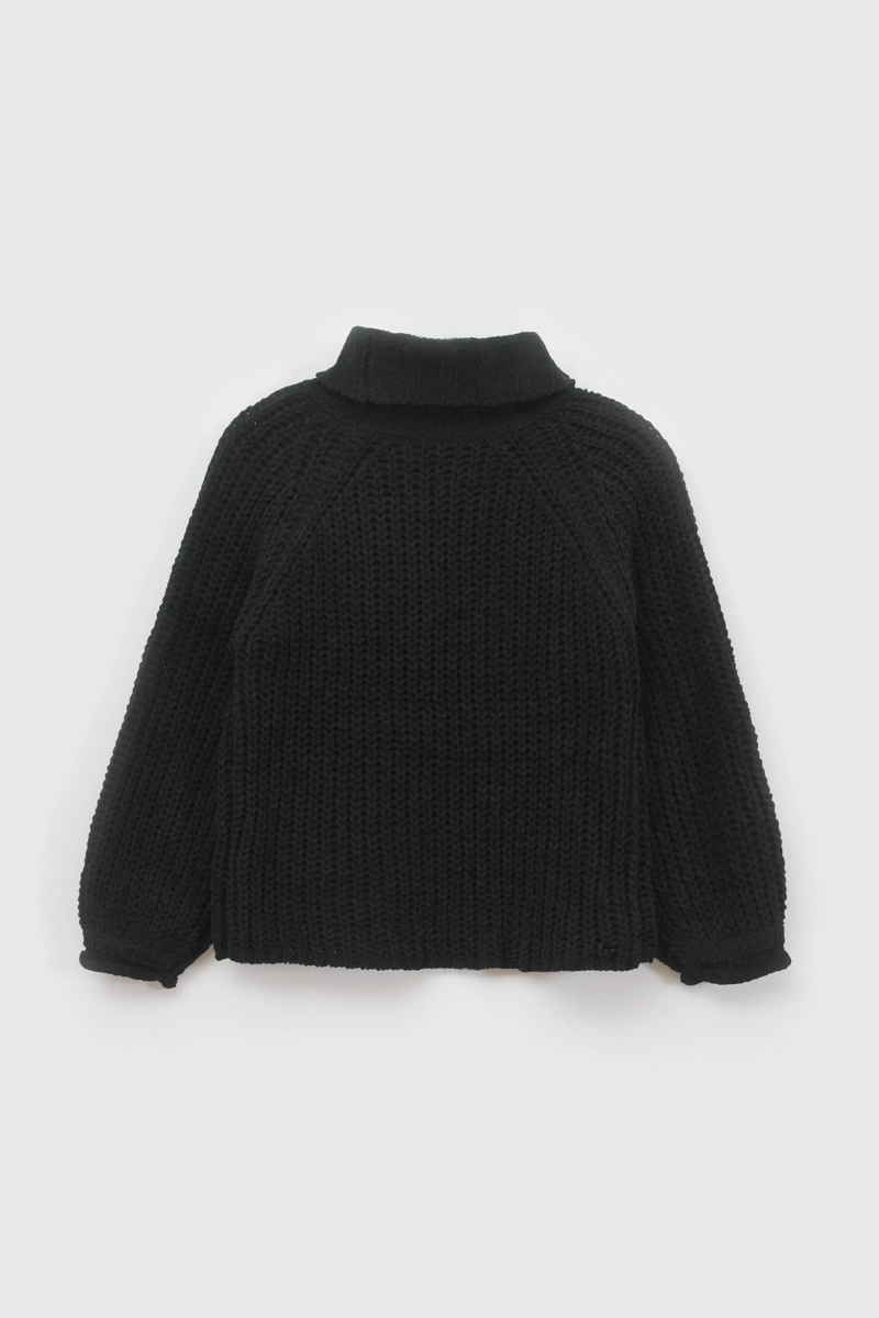SWEATER NEGRO NIÑA 7739 COLLOKY - 3
