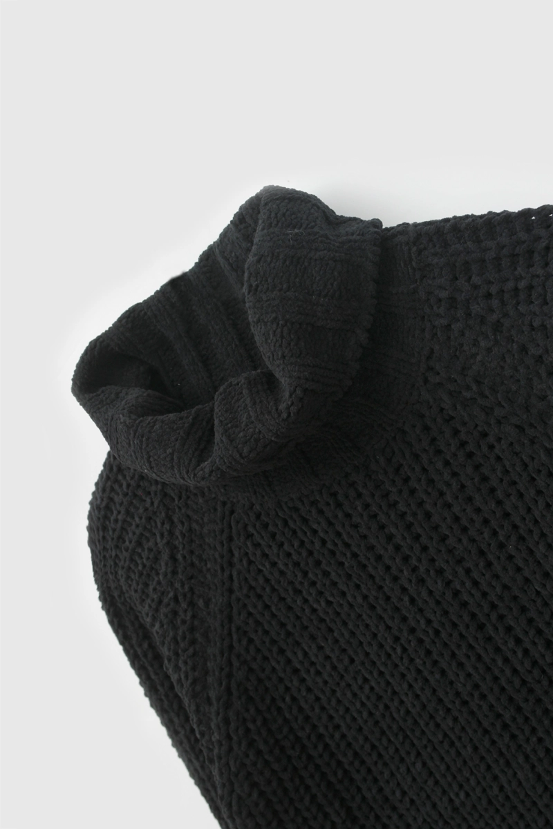 SWEATER NEGRO NIÑA 7739 COLLOKY - 4