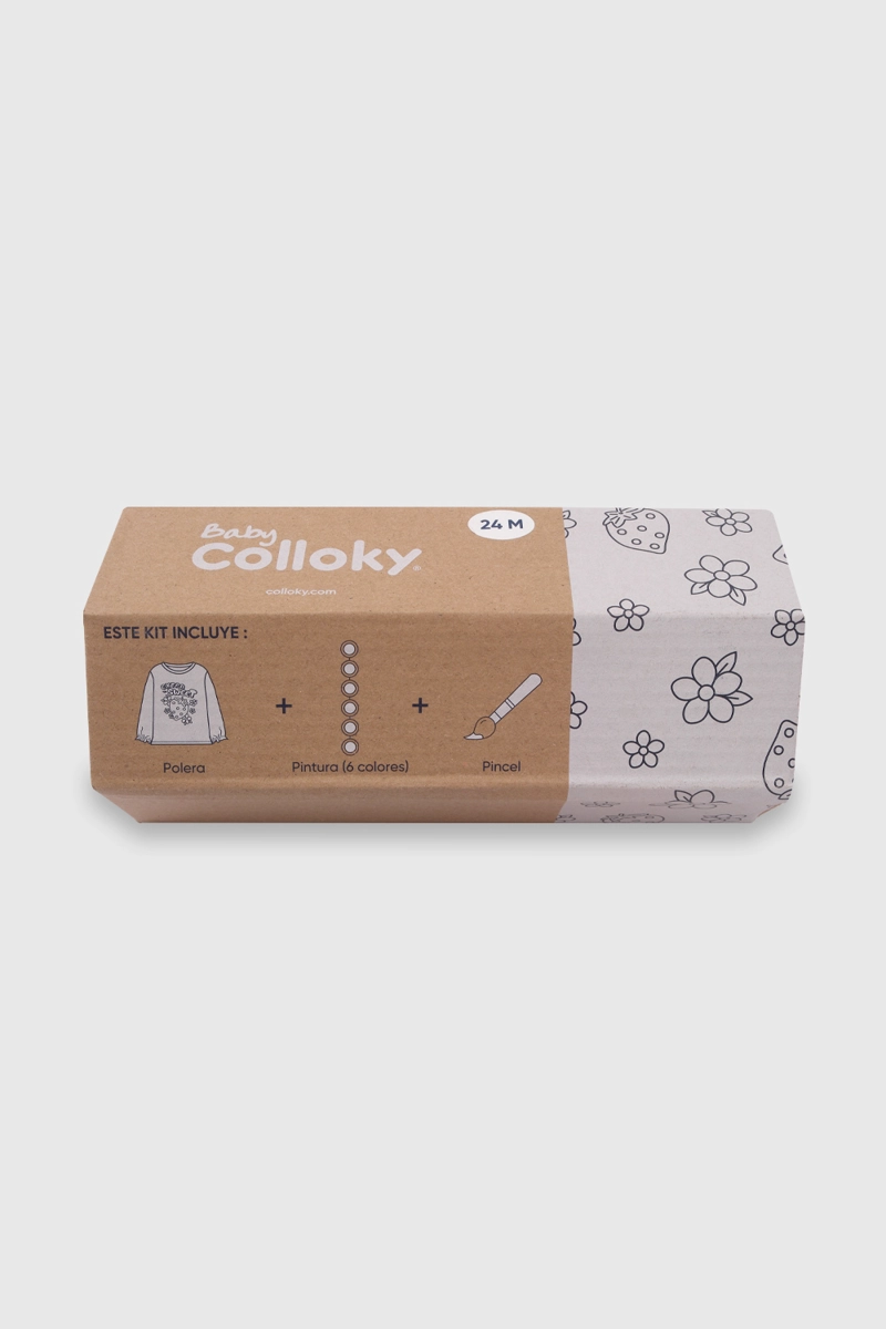 KIT DE POLERA BLANCA PARA PINTAR NIÑA - 3