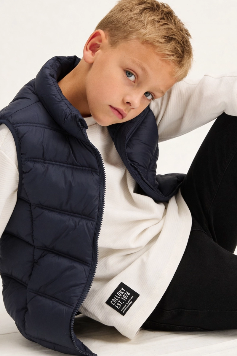 PARKA AZUL MARINO NIÑO 7773 COLLOKY - 2