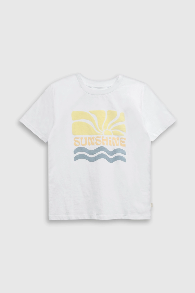 POLERA DE ALGODON CON ESTAMPADO EVERY DAY PARA NIÑO - 1