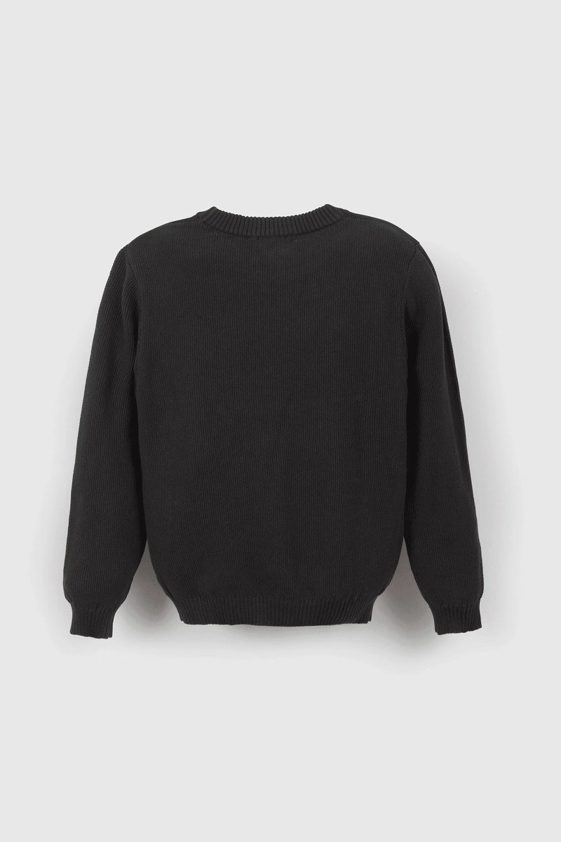 SWEATER NIÑO 55788 NEGRO COLLOKY - 2