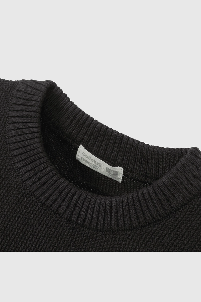 SWEATER NIÑO 55788 NEGRO COLLOKY - 3
