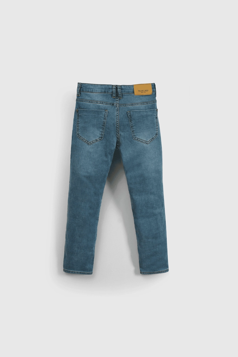 JEANS COLLOKY ELASTICADOS AZUL TALLA 3A AL 12A - 2