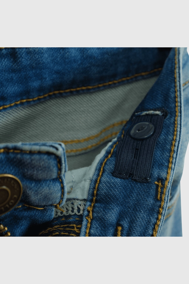 JEANS COLLOKY ELASTICADOS AZUL TALLA 3A AL 12A - 3