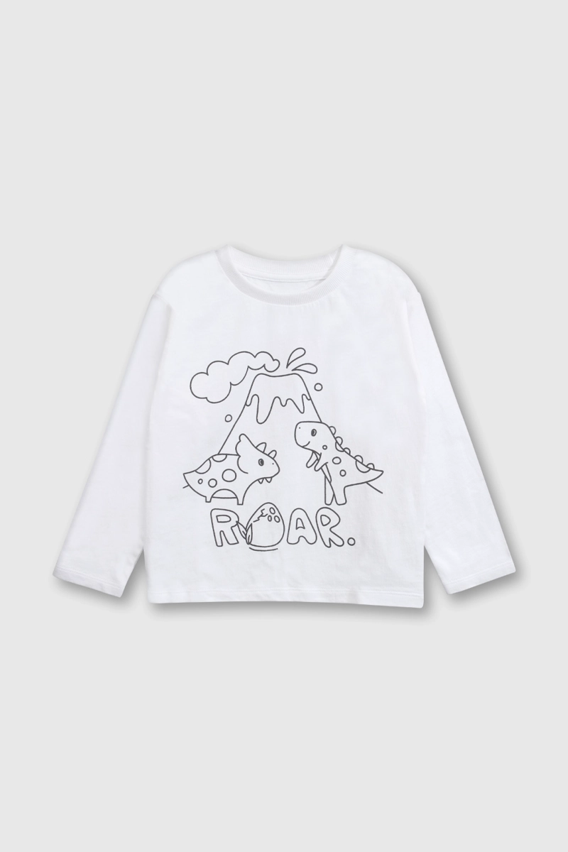 KIT DE POLERA BLANCA PARA PINTAR NIÑO - 2