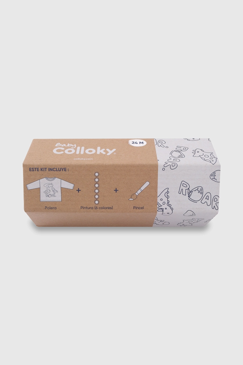 KIT DE POLERA BLANCA PARA PINTAR NIÑO - 3