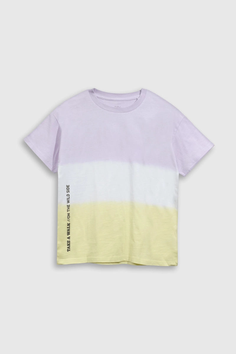 POLERA DE ALGODON DEGRADE MORADA SUAVE - 1