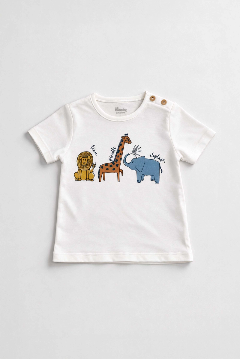 CONJUNTO ANIMALES BLANCO NIÑO 6/9M A 4-5A COLLOKY - 2