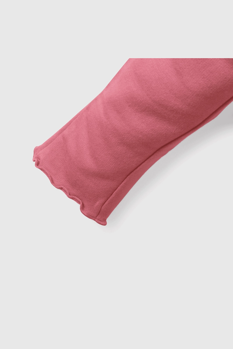 PATA DE PUÑO CON CINTURA ELASTICADA Y FORRADA ROSADA - 3