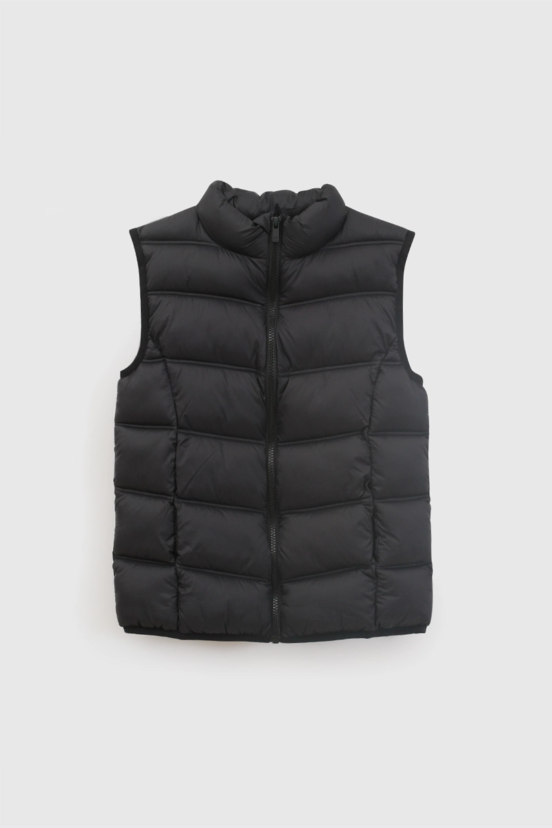 PARKA SIN MANGAS NIÑO NEGRA 3/4A A 12/13A - 1