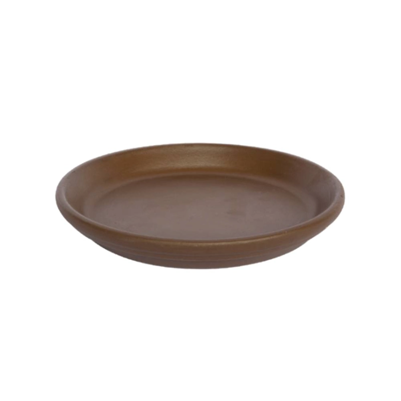 MACETERO GRETA MORENA NATURAL 18 CM CON SU PLATO - 3