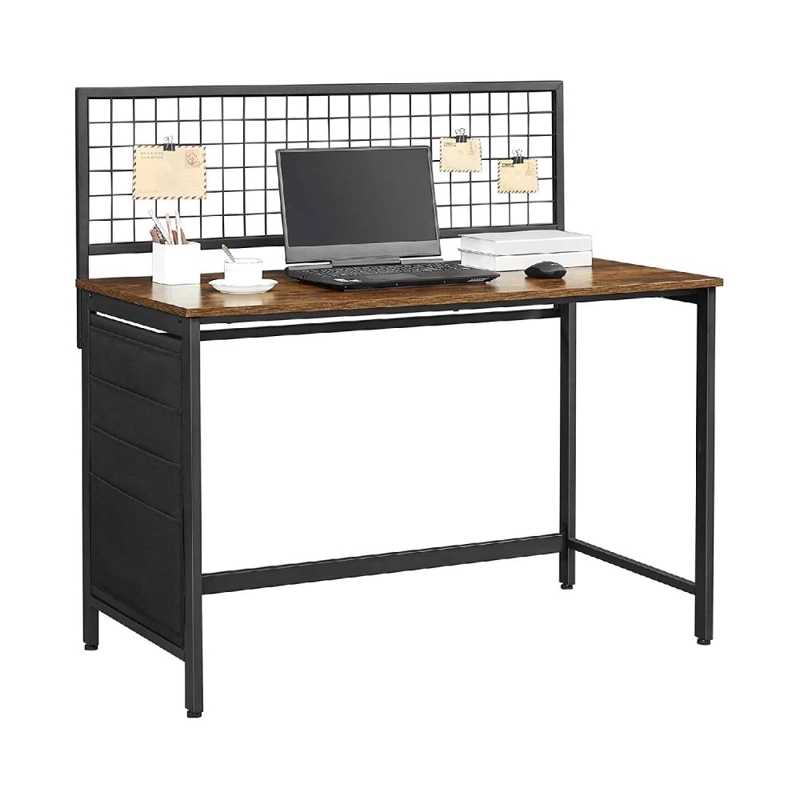 ESCRITORIO RUSTICO INDUSTRIAL CON REJILLAS. HOME OFFICE - 1