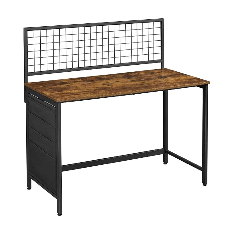 ESCRITORIO RUSTICO INDUSTRIAL CON REJILLAS. HOME OFFICE - 3