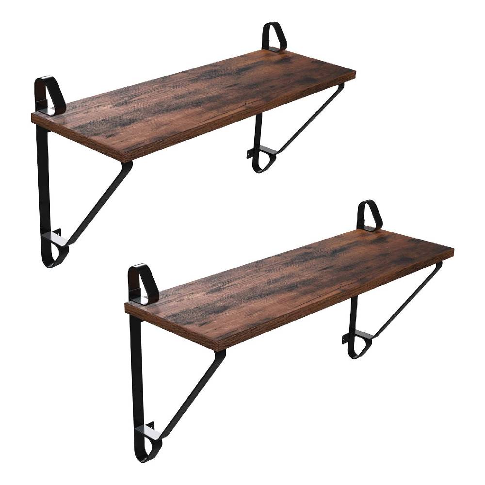 SET 2 REPISAS ESTILO RUSTICO - 3