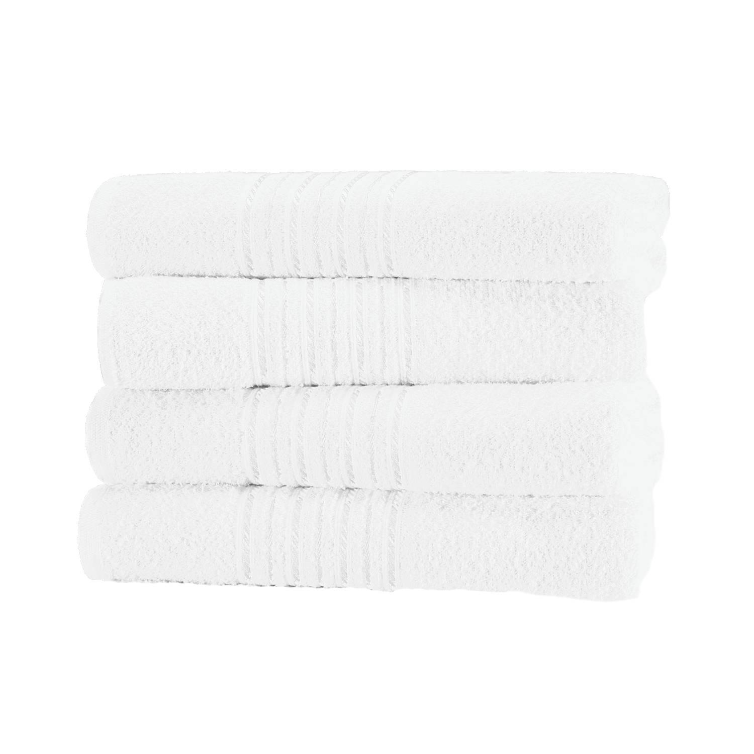 TOALLA ROSTRO TEKA ESCALA 40X65 - BLANCO - 280GR - 2