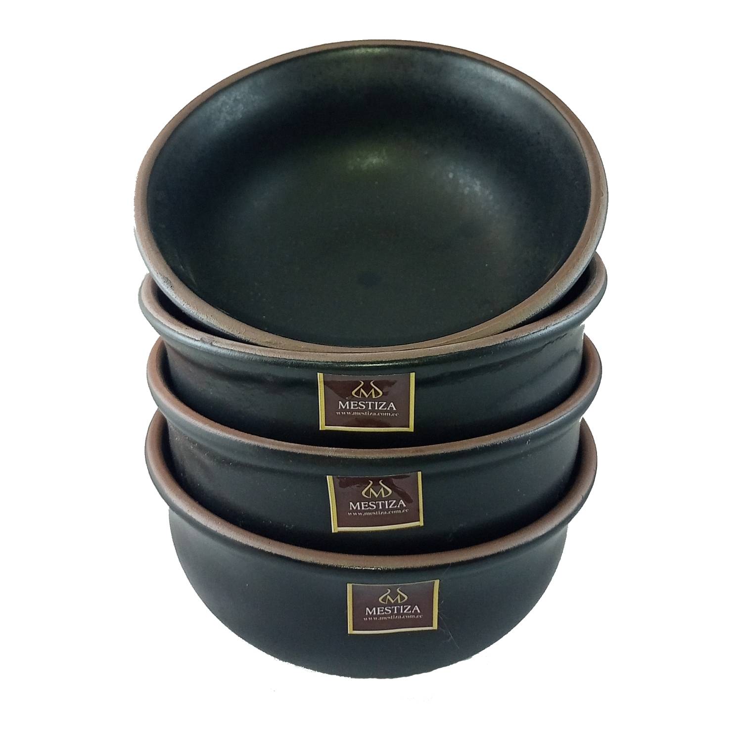 SET DE BOWLS MESTIZA NEGRO EBANO - 1
