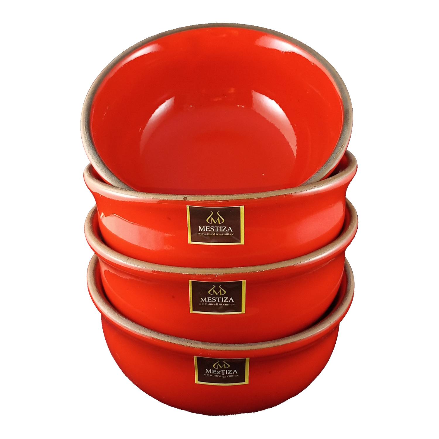 SET DE BOWLS MESTIZA ROJO FUEGO - 1