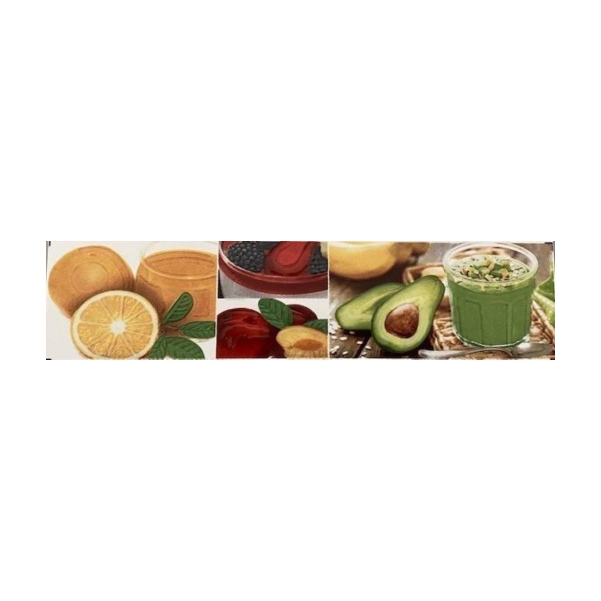PACK 3 UNIDADES LISTEL COCINA DESAYUNO 8X35CM - 1