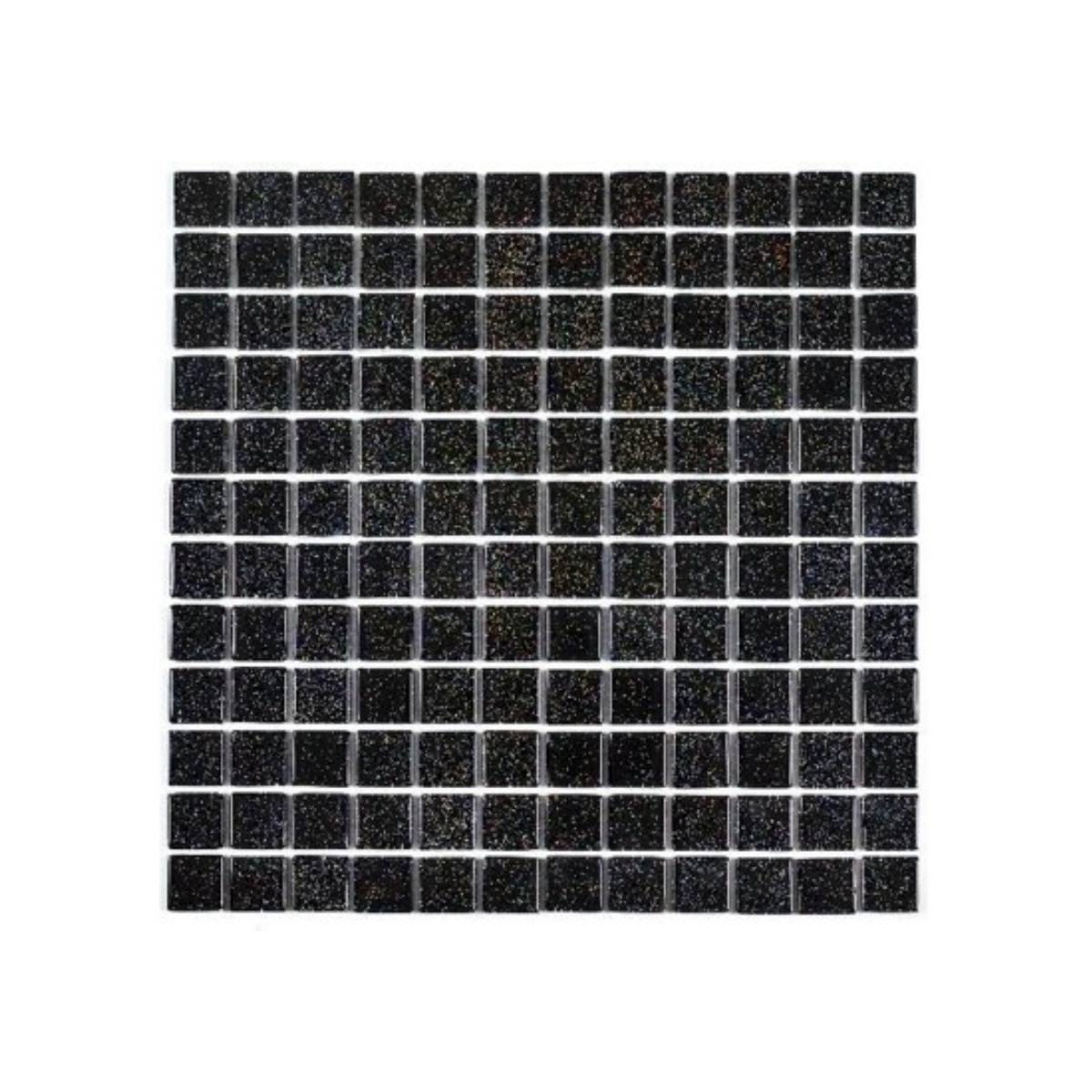 MALLA MOSAICO NEGRA ESTRELLA 30X30 CM - 1