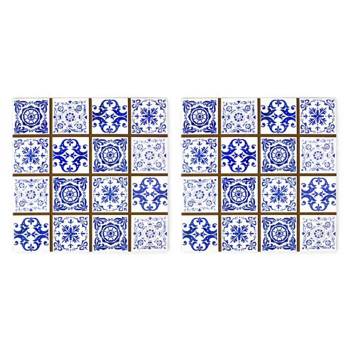 SET 2 MOSAICOS PROVENZAL 21X21 CM - 2
