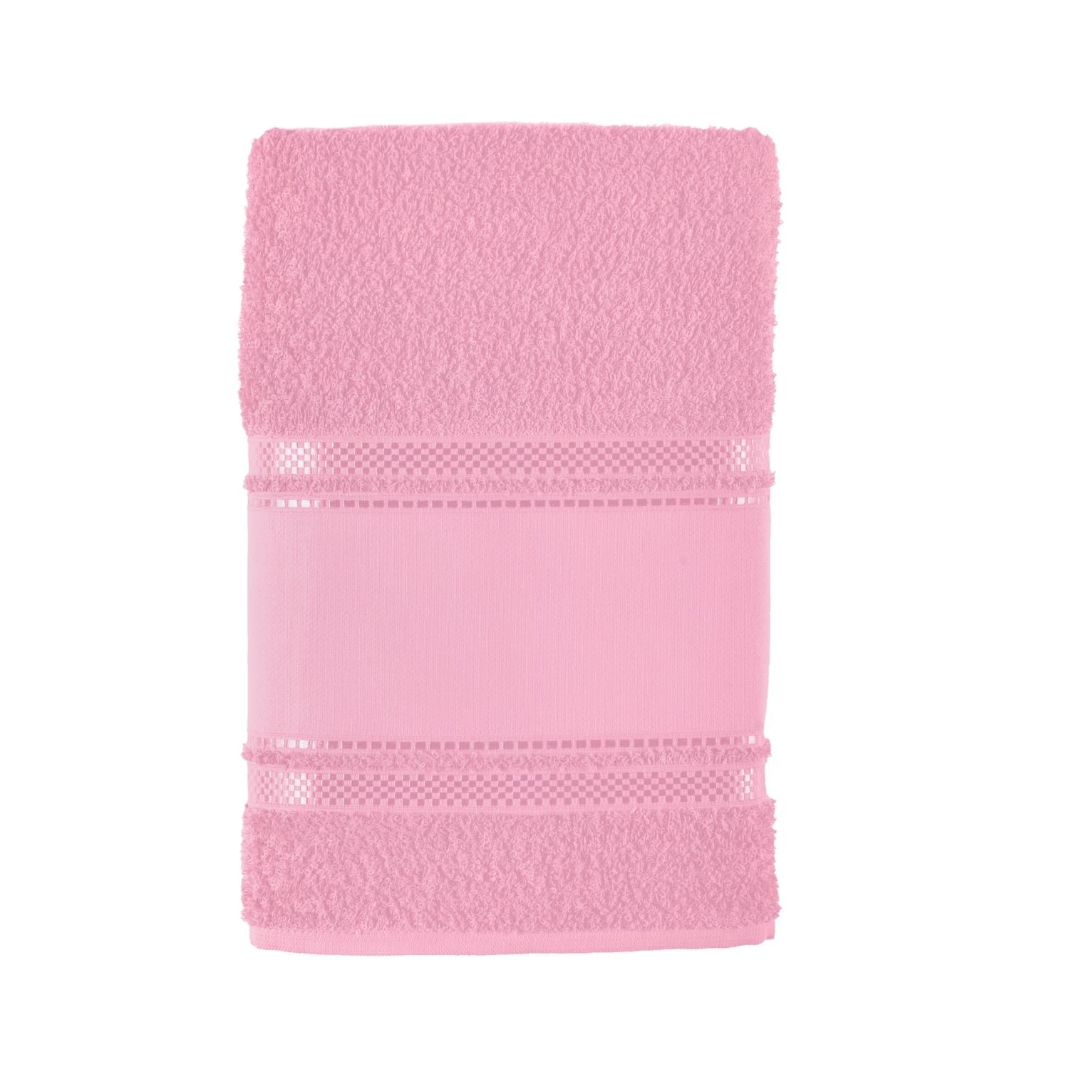 TOALLA DE ROSTRO PARA PINTAR ROSA BABY - ALGODÓN - 360G/M² - TEKA - 1