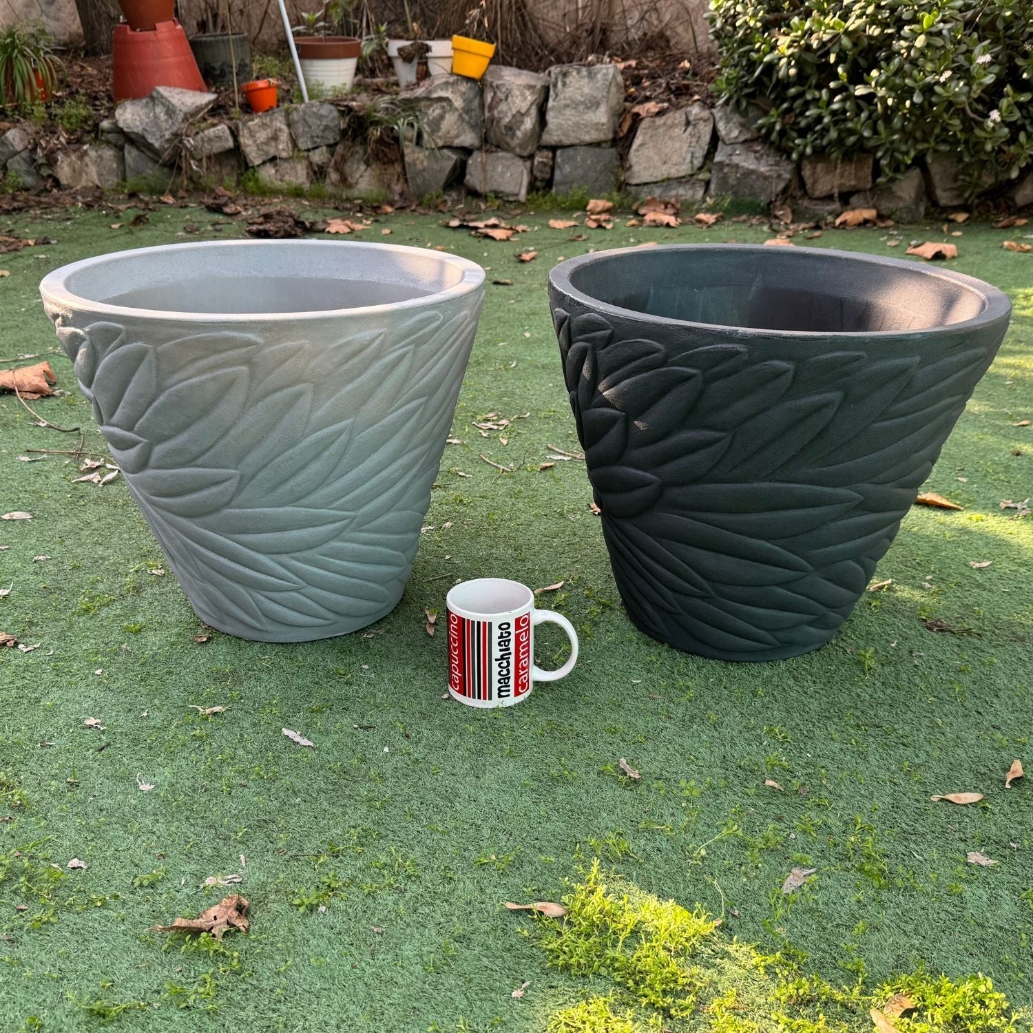 MACETERO GRANDE CIRCCA 36 GRIS - 5