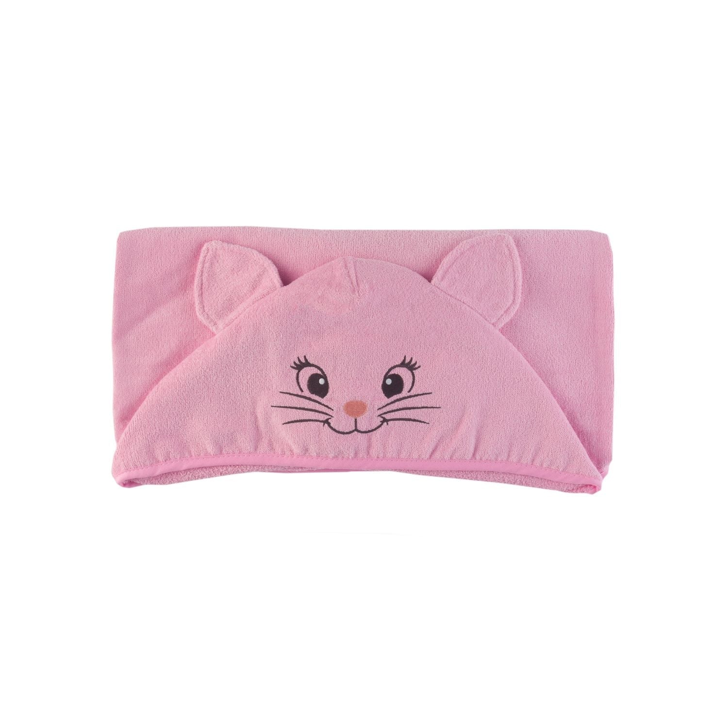 TOALLA CAPUCHA DE ALGODÓN BORDADO GATA - 75 X 100CM - 300 G/M² - TEKA - 2