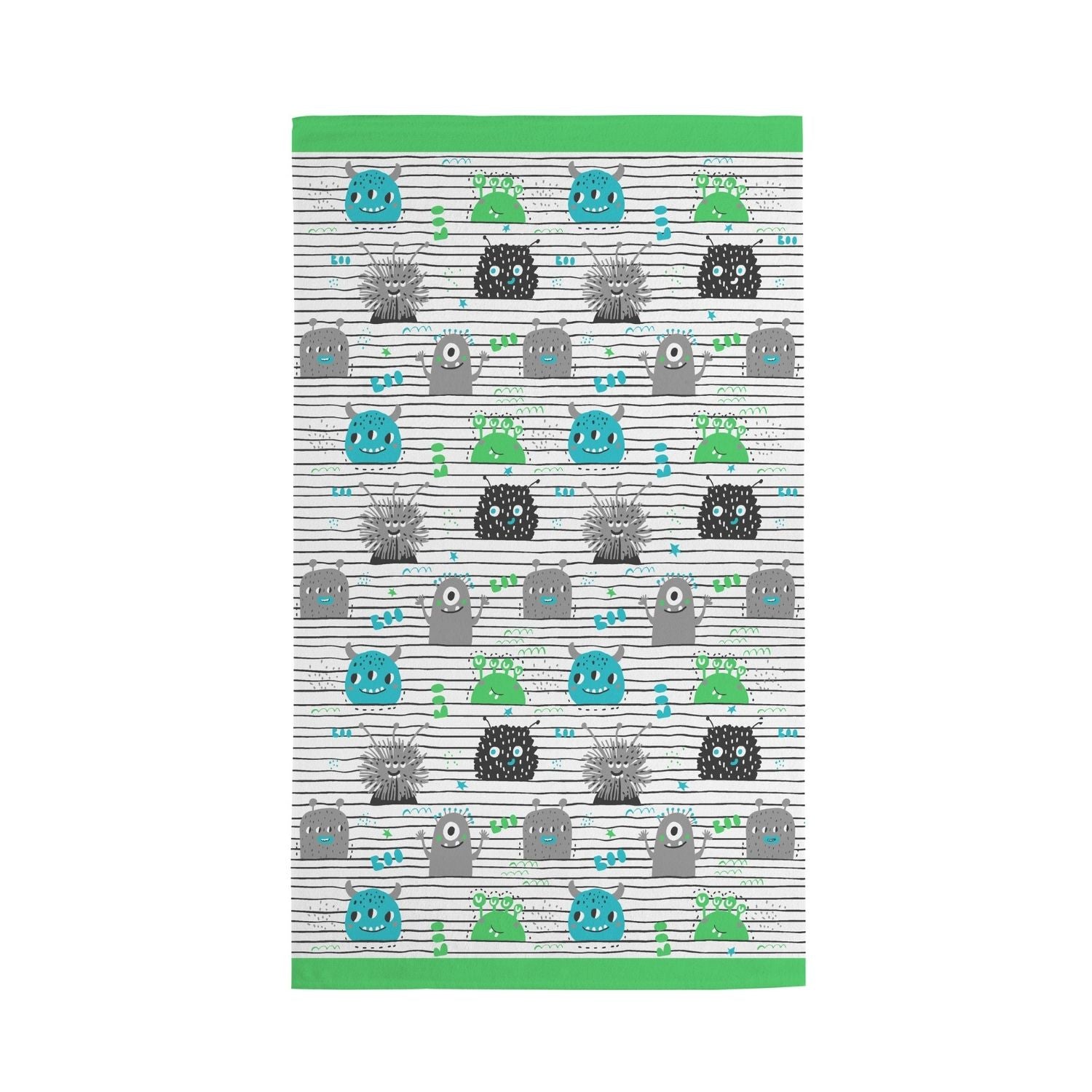 TOALLA DE BAÑO CANDY MONSTER - 65 X 115CM - 300 G/M² - ALGODÓN - TEKA - 1