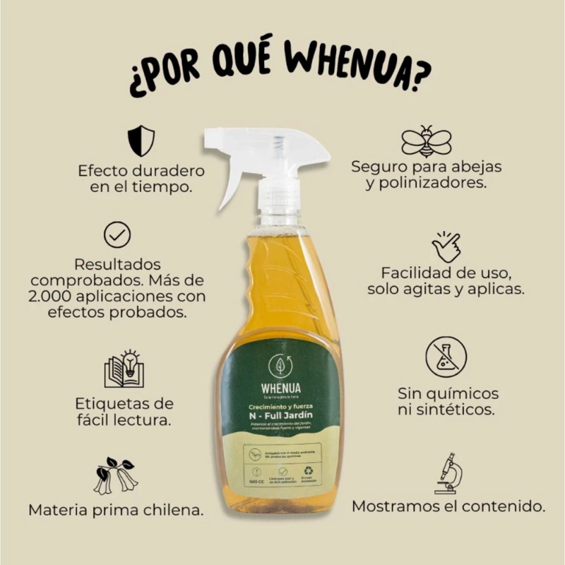 BIOESTIMULANTE DE CRESCIMIENTO NFULL JARDIN - 500CC - 2